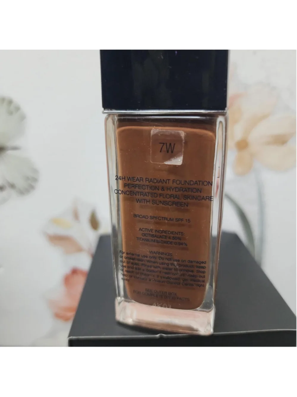 Dior Forever Skin Glow Foundation in shade 7W #dior #foundation